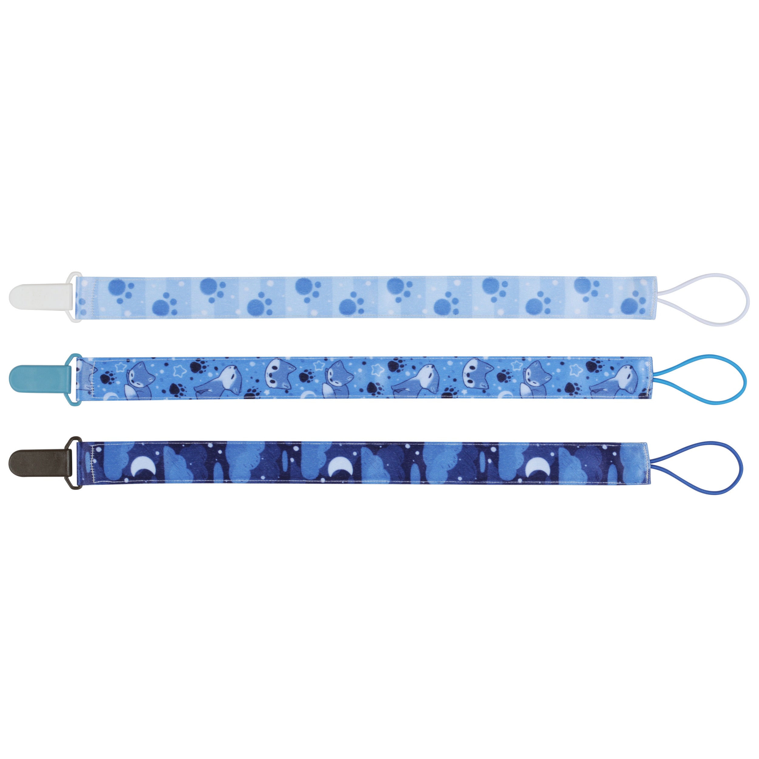 Lil Howlers Pacifier Clip Set