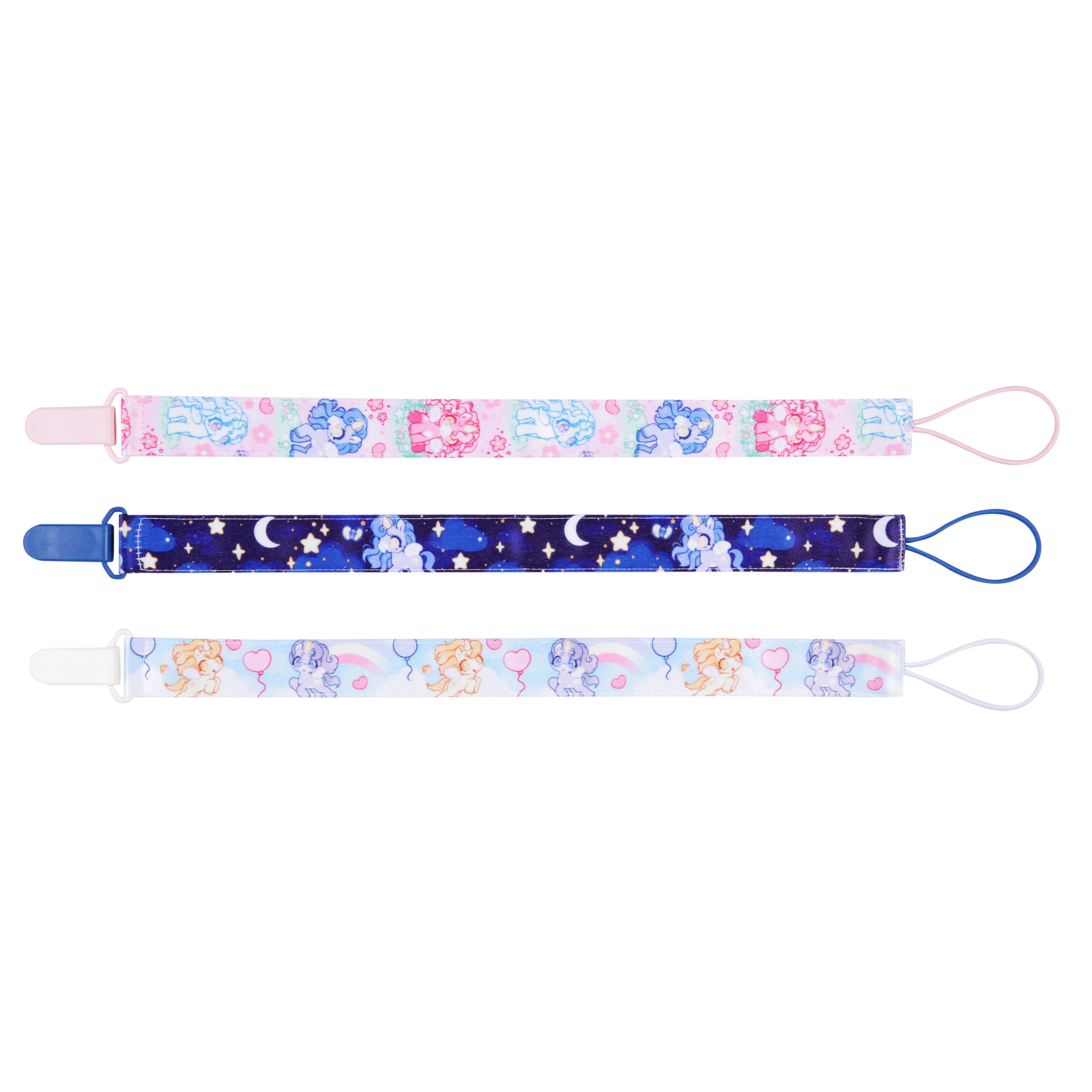 Twinkle Tales Pacifier Clip Set
