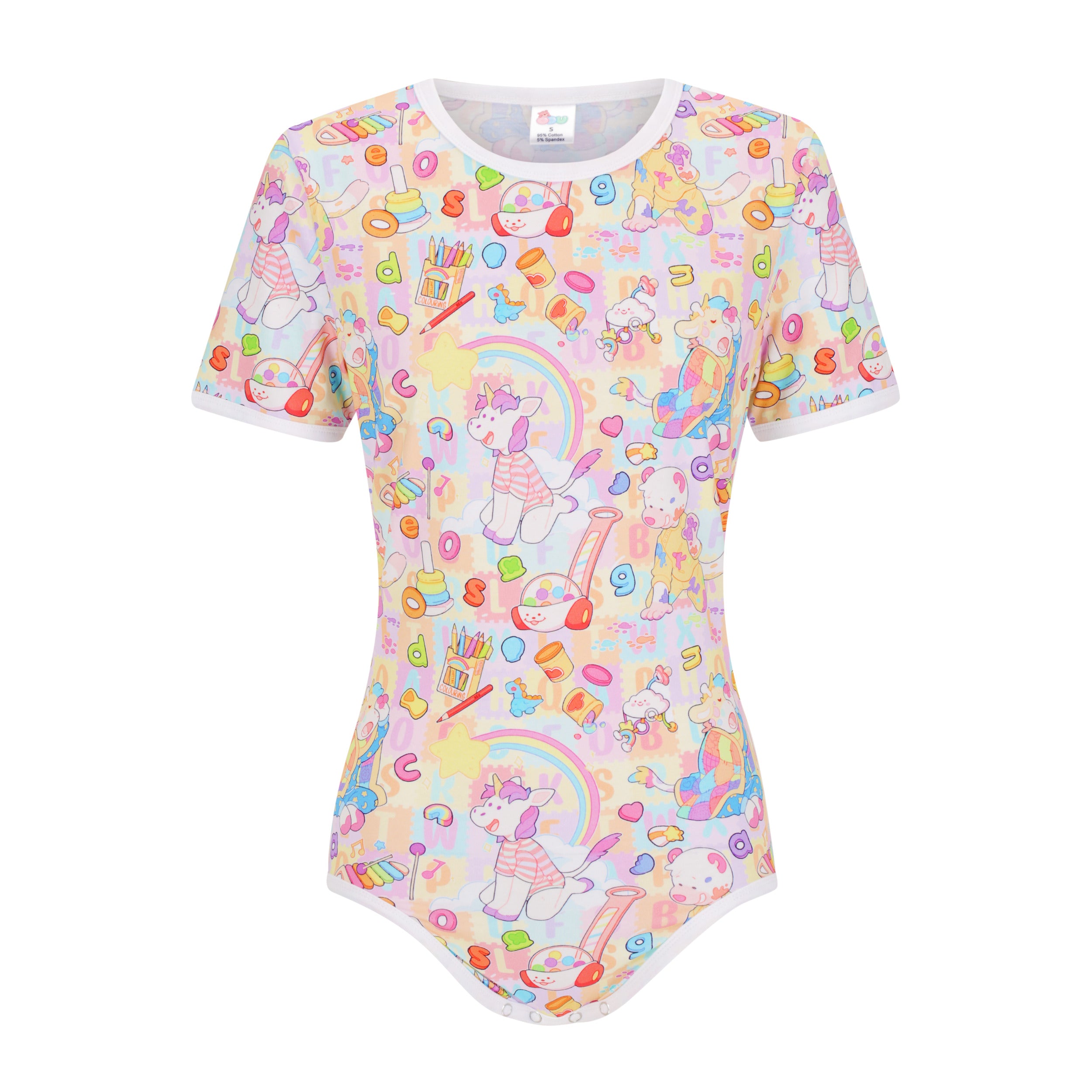 Rainbow Snuggles Onesie