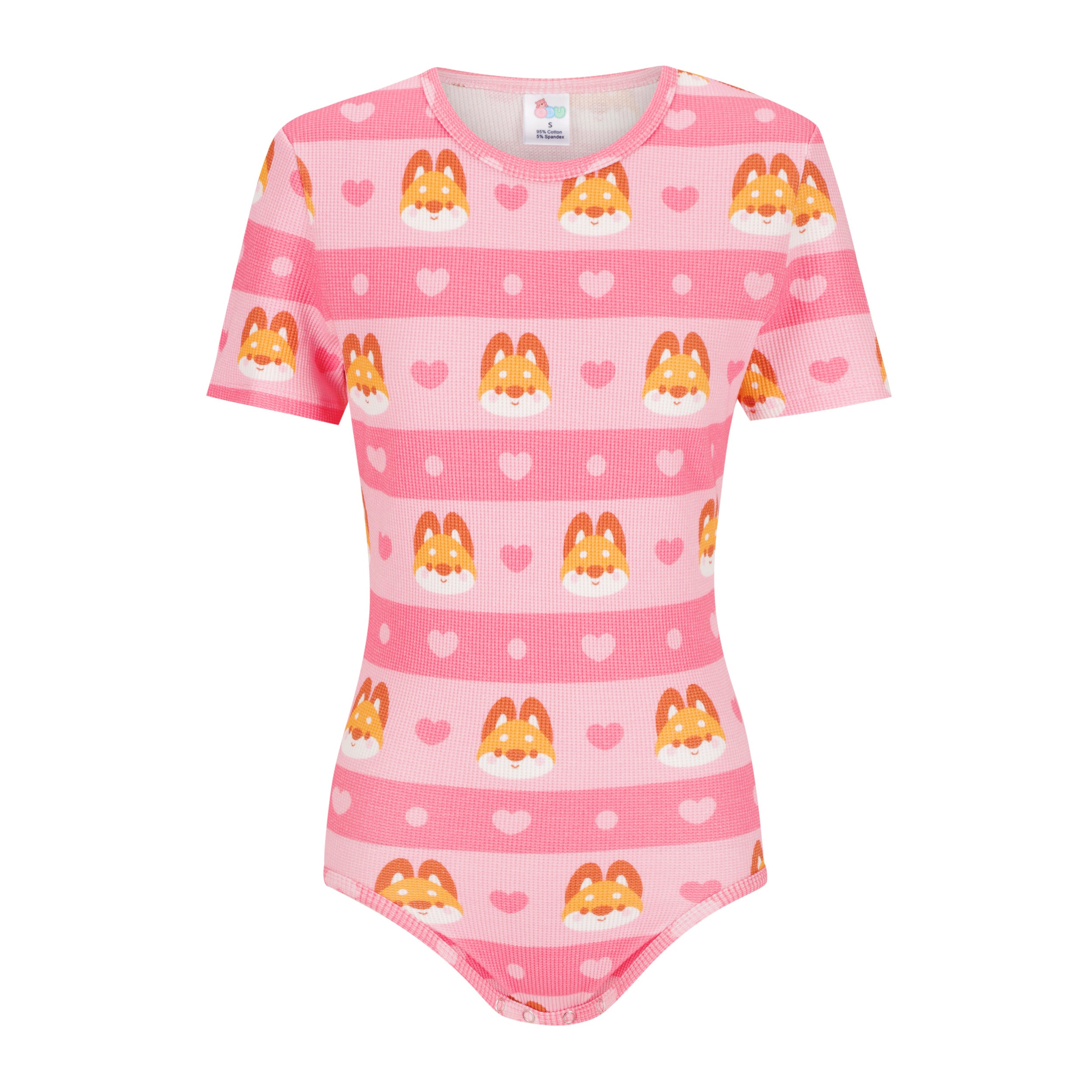 Foxes (Pink) Onesie