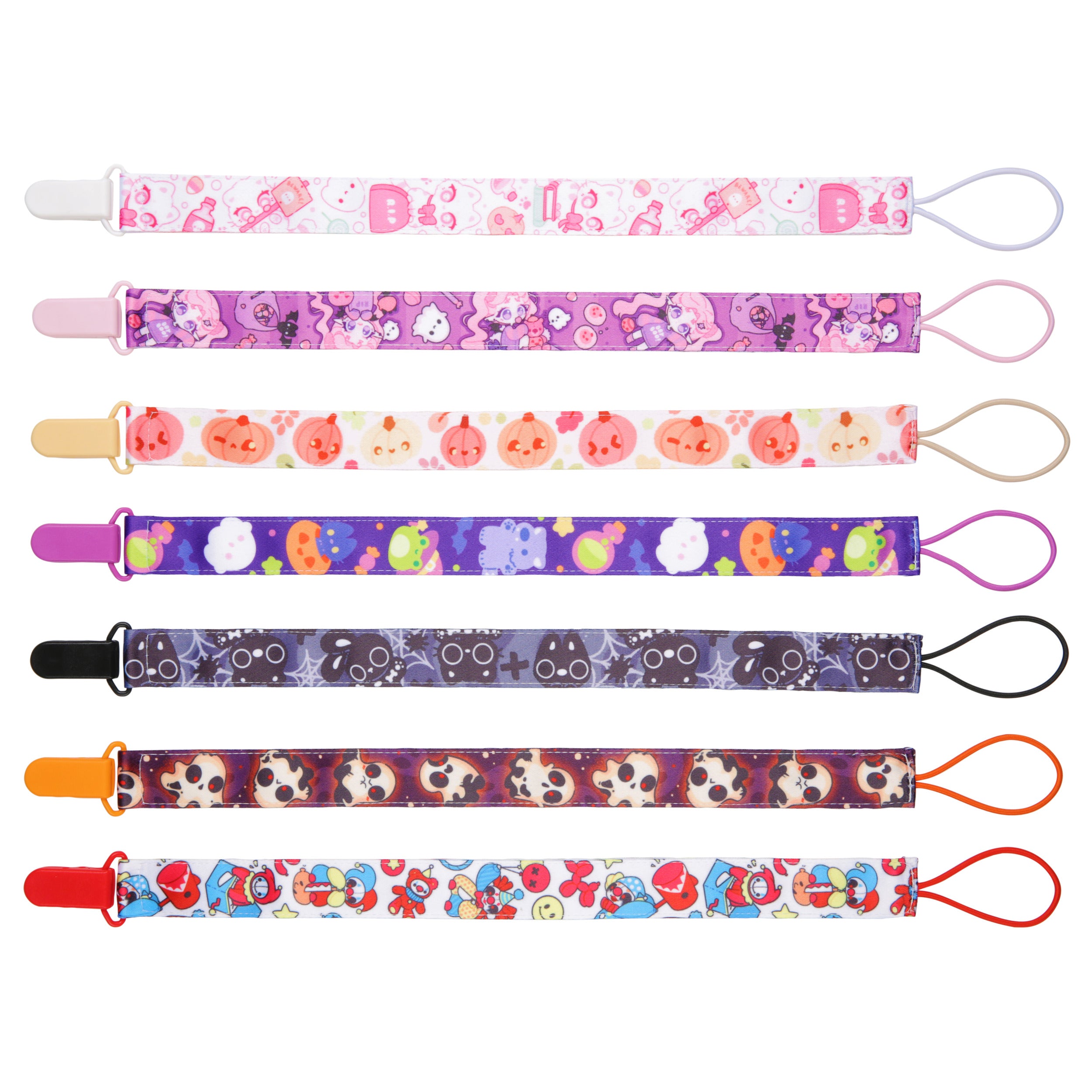 Halloween 2025 Pacifier Clip Set