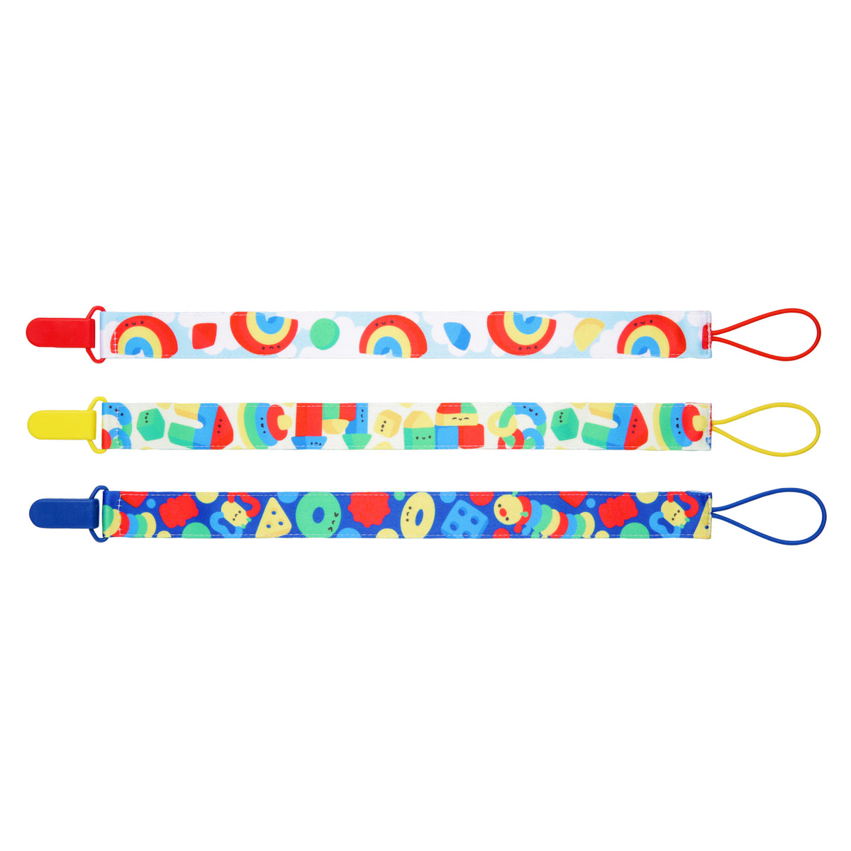 Stack & Play Pacifier Clip Set