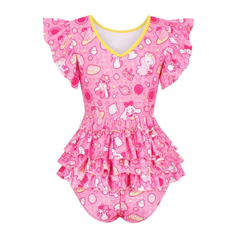 Princess Party Ruffle Butt Onesie – Onesies Downunder