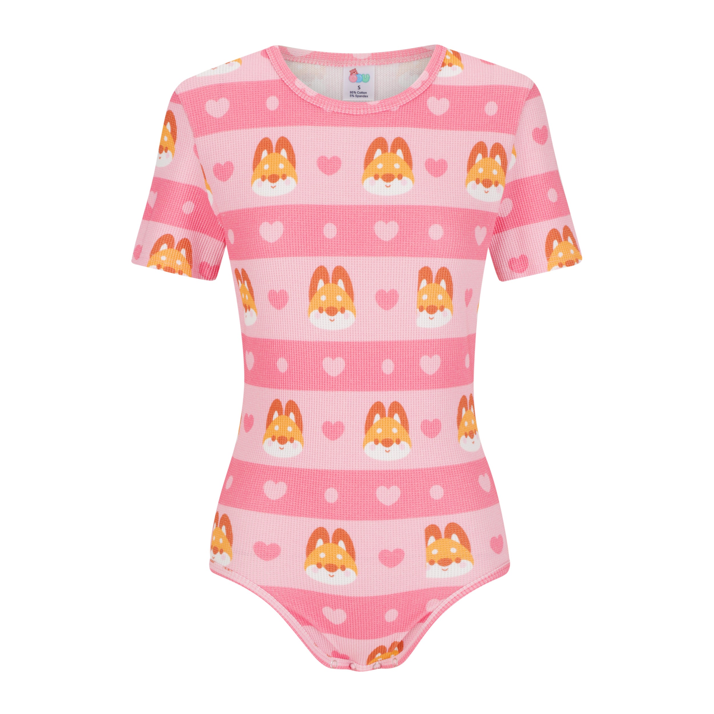 Foxes (Pink) Onesie