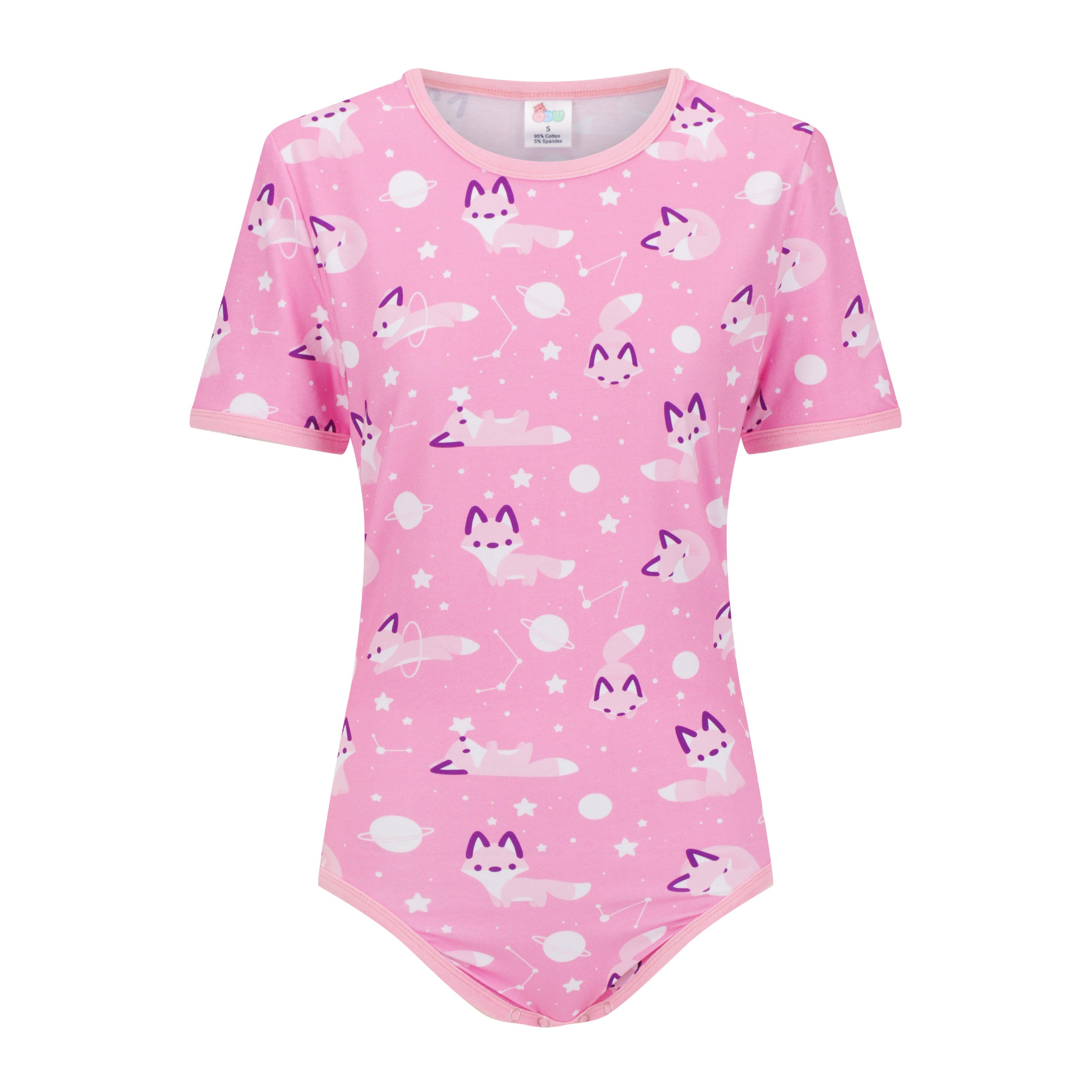 Cosmic Fox (Pink) Onesie